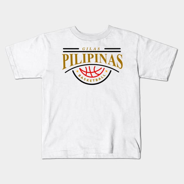 Philippine Basketball Kids T-Shirt by Six Collections